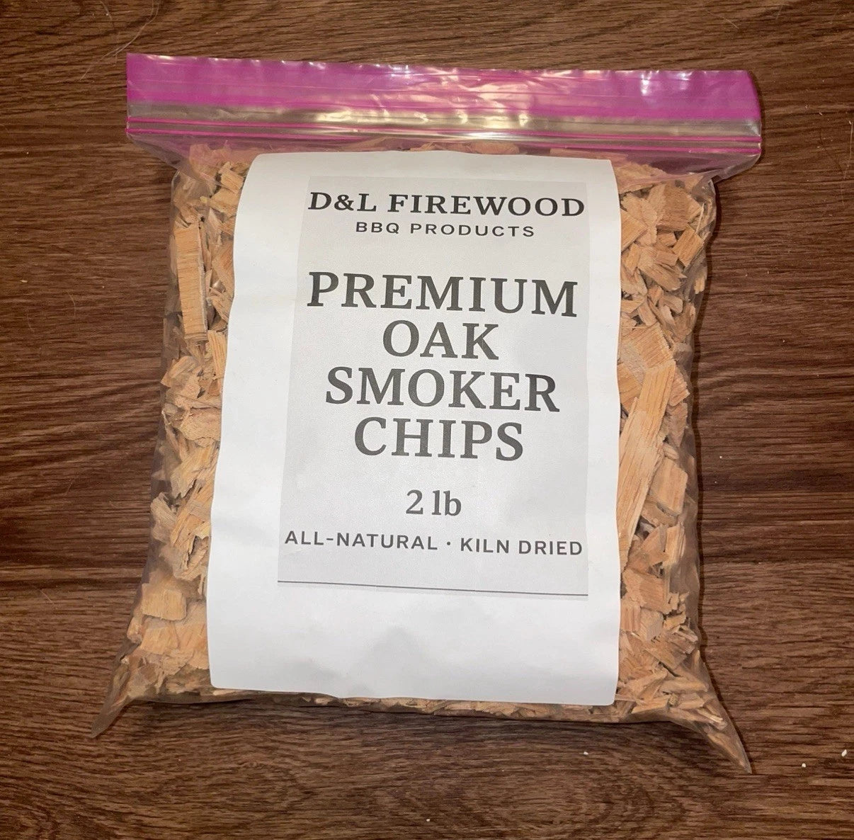 Oak Wood Smoking Chips – 2 lb Bag of All-Natural BBQ Flavor